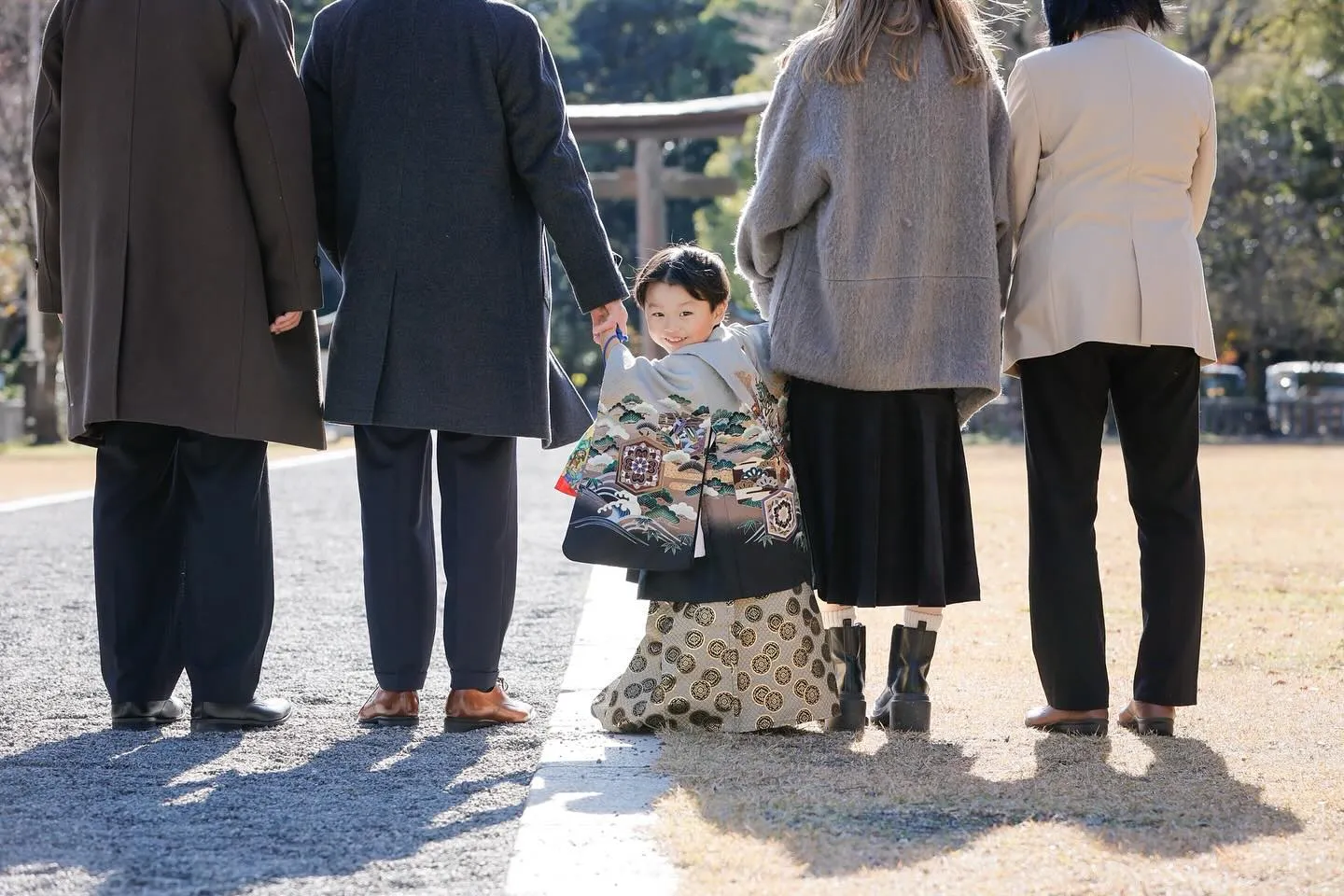 七五三でロケーション撮影