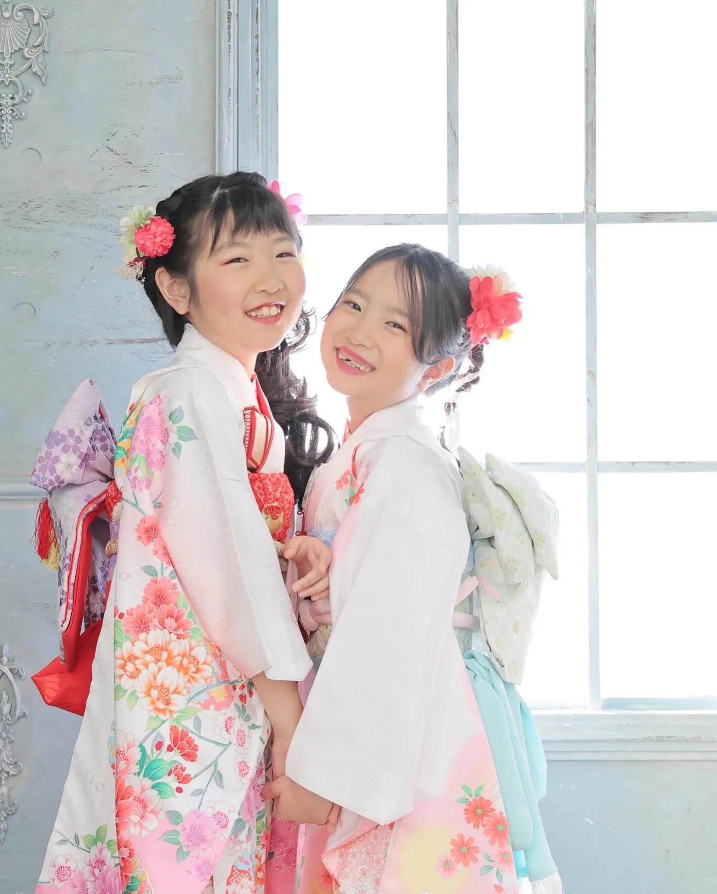 可愛い姉妹の七五三