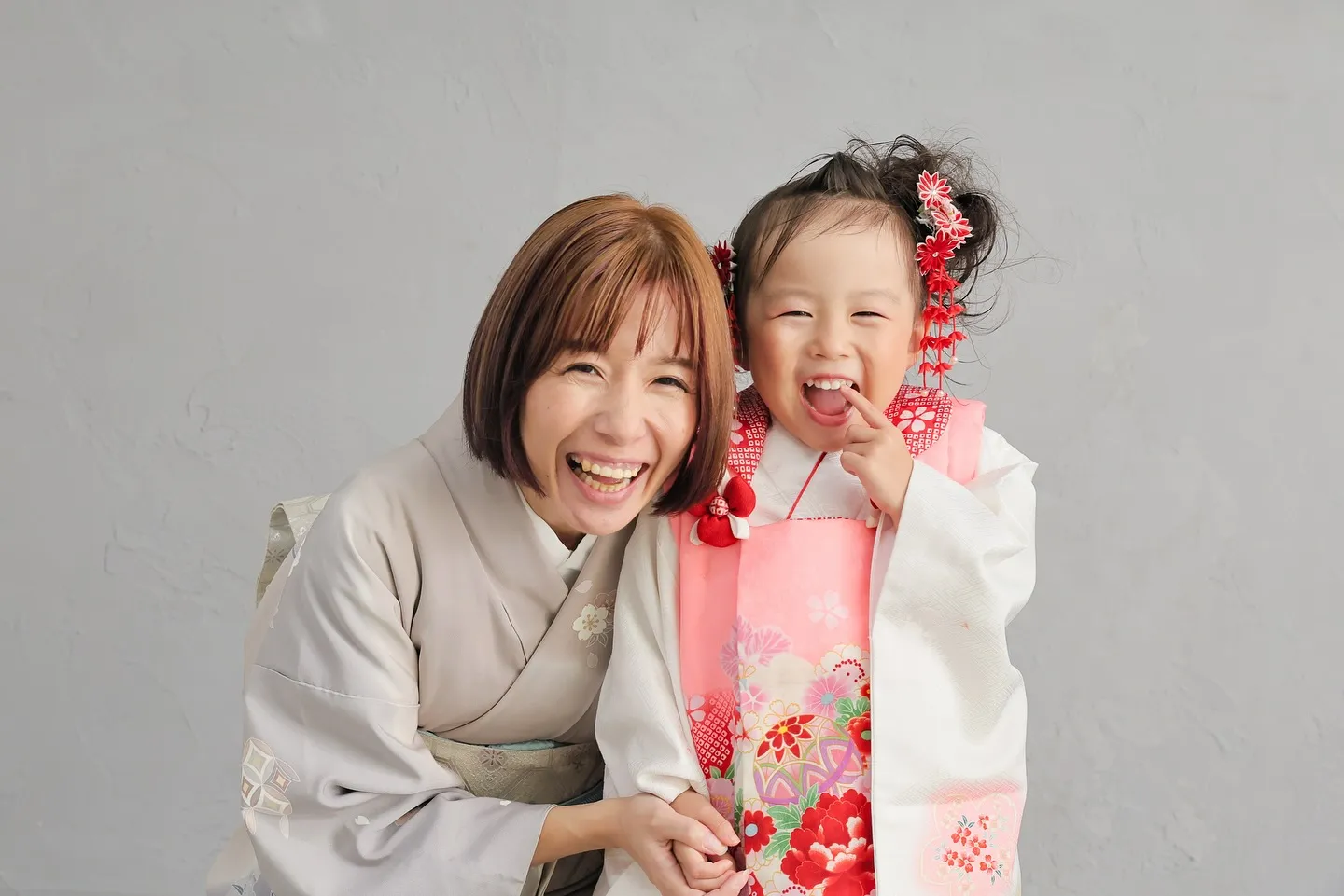 お着物とドレスの七五三撮影👘👗