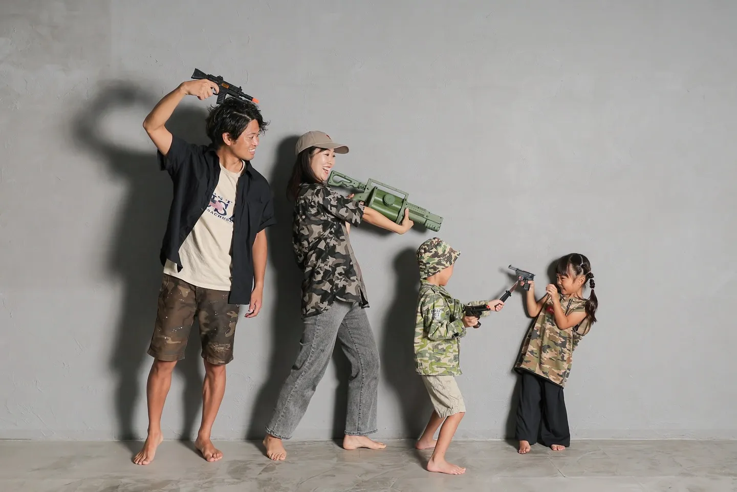 家族みんなで5歳のお祝い写真🎉