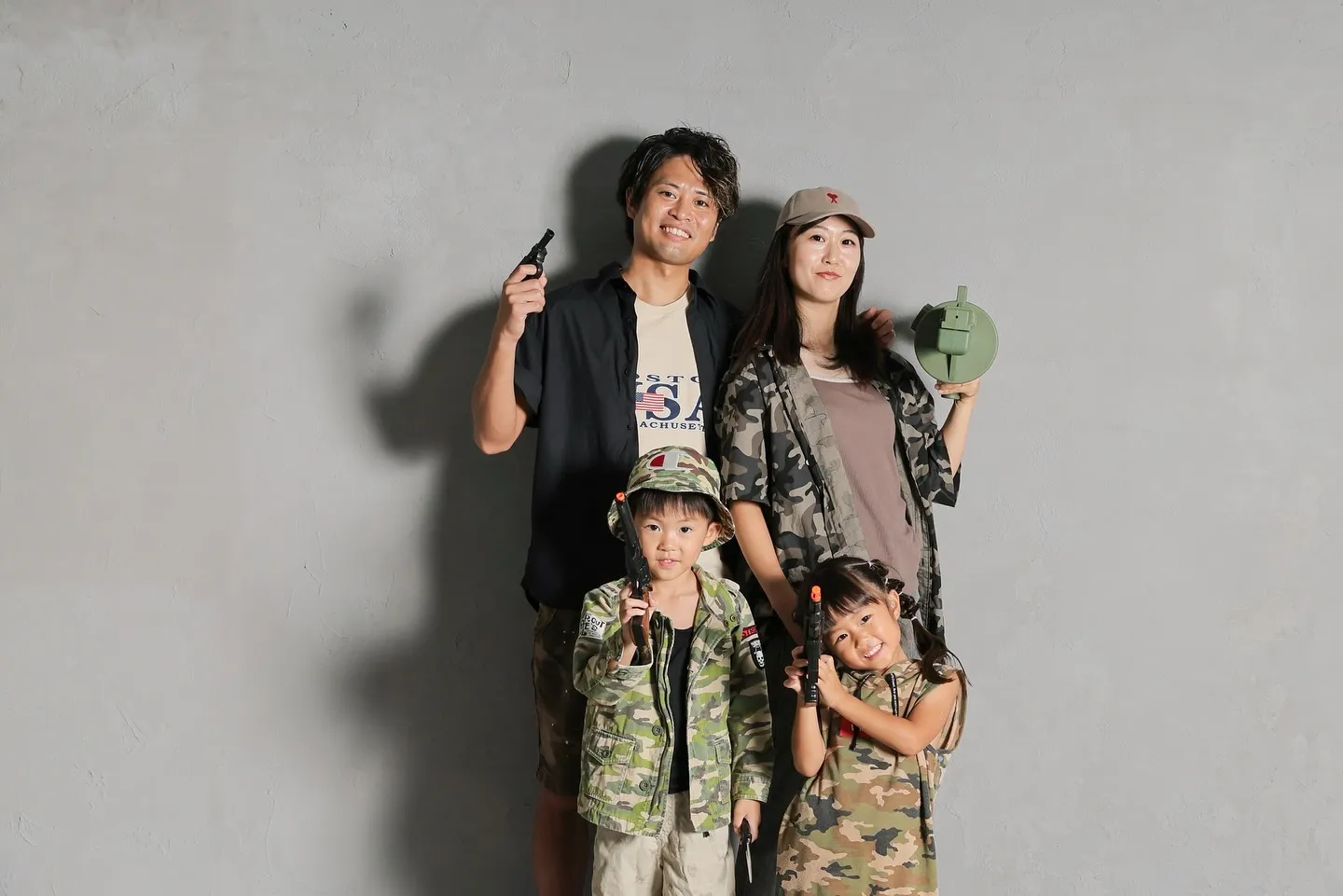 家族みんなで5歳のお祝い写真🎉