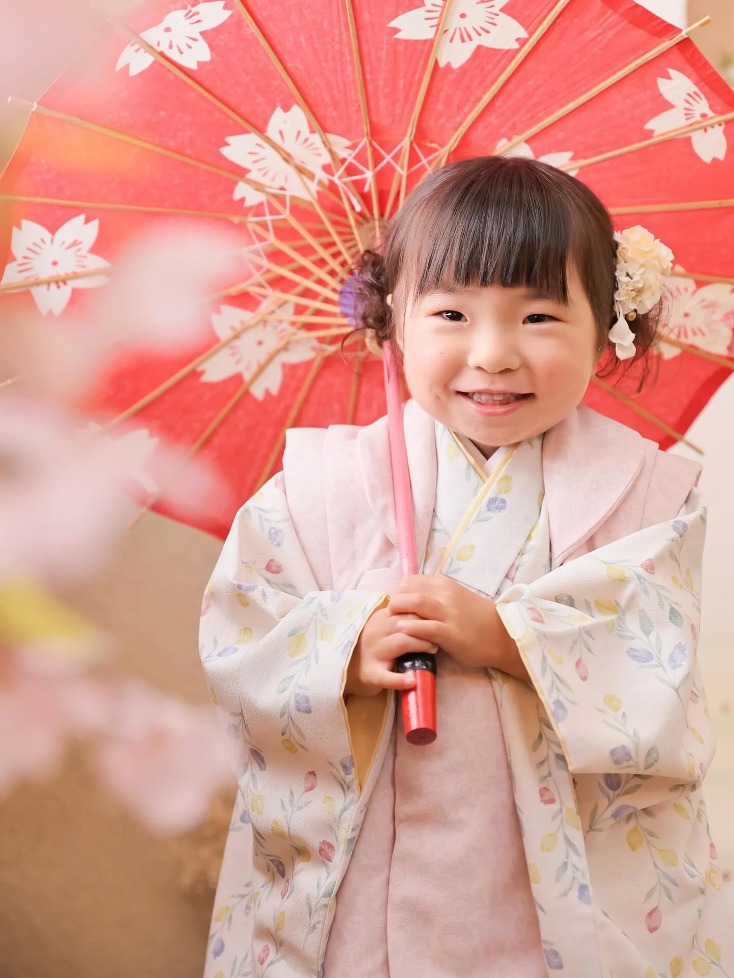 オシャレ着物で七五三📸