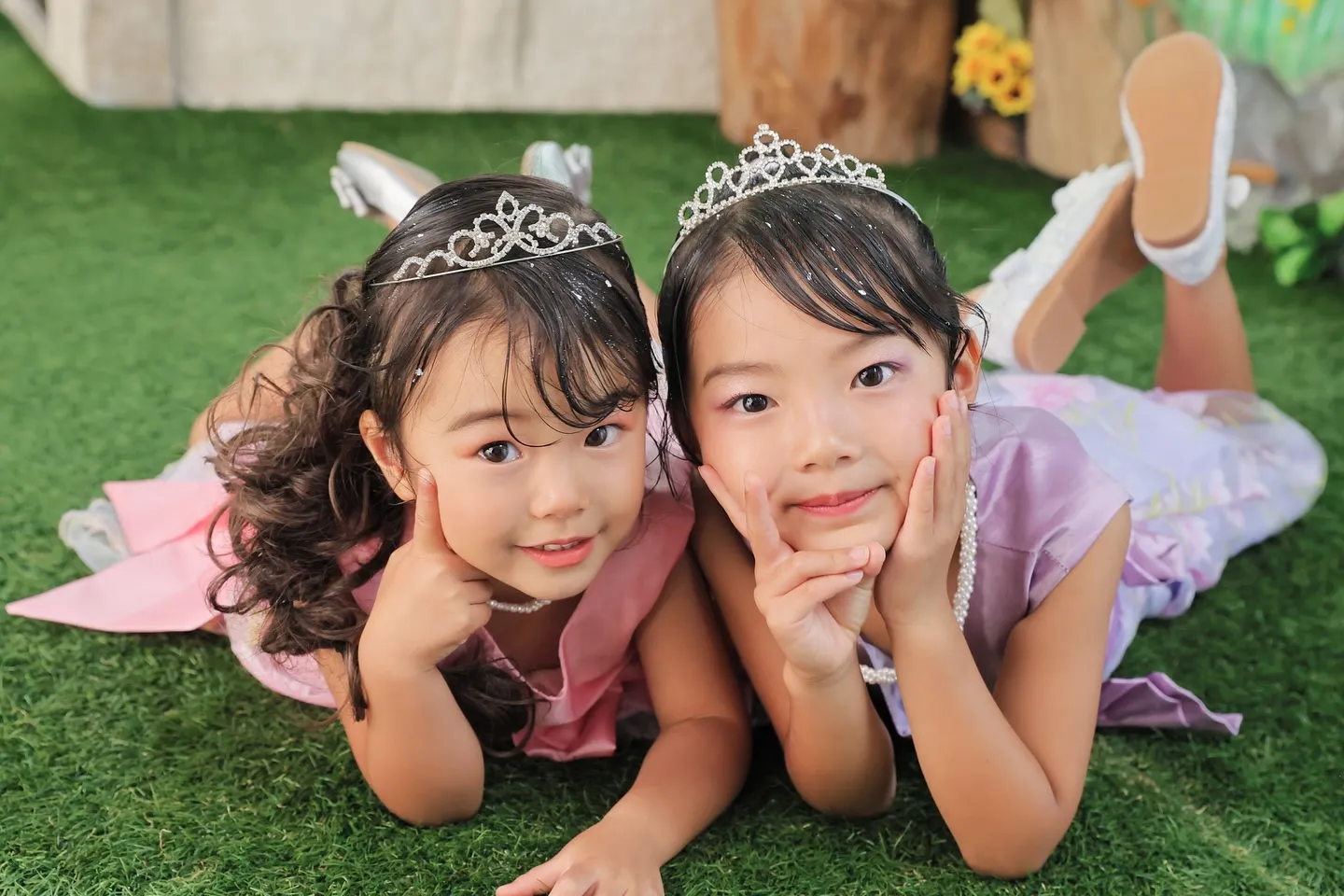 姉妹2人のリンクコーデ👩🏻👧🏻