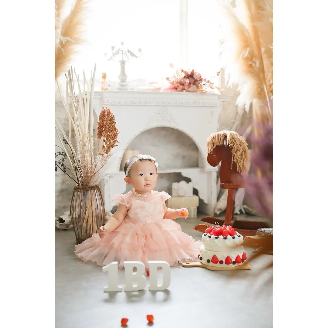 スタジオで撮るお誕生日撮影🎉🎂