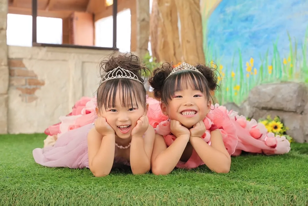 七五三撮影で姉妹写真✌🏻✨️