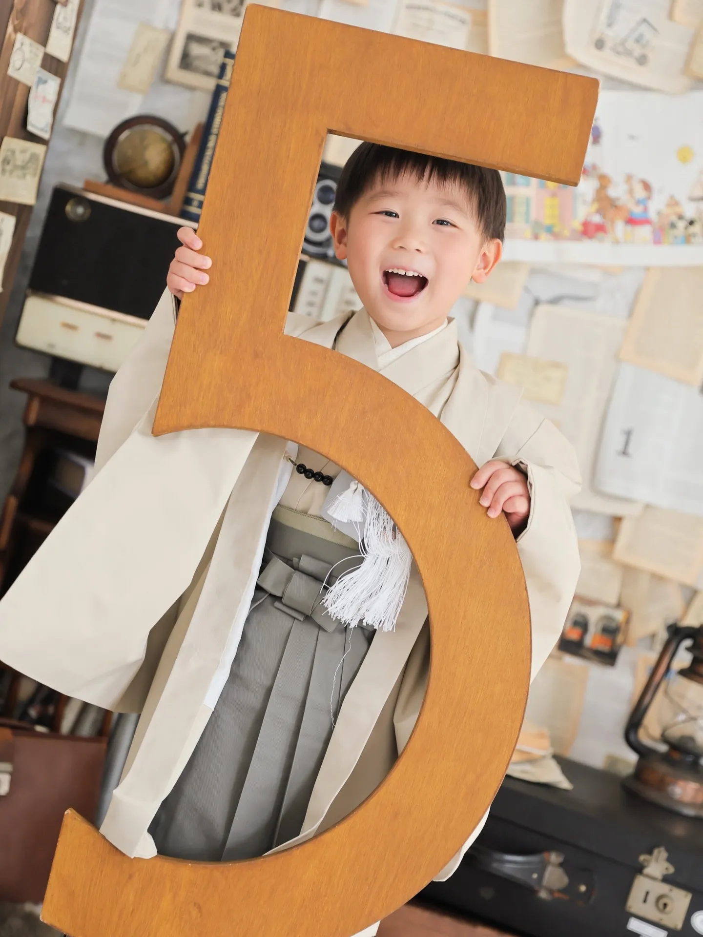 5歳の七五三撮影⸜ 🖐🏻 ⸝‍