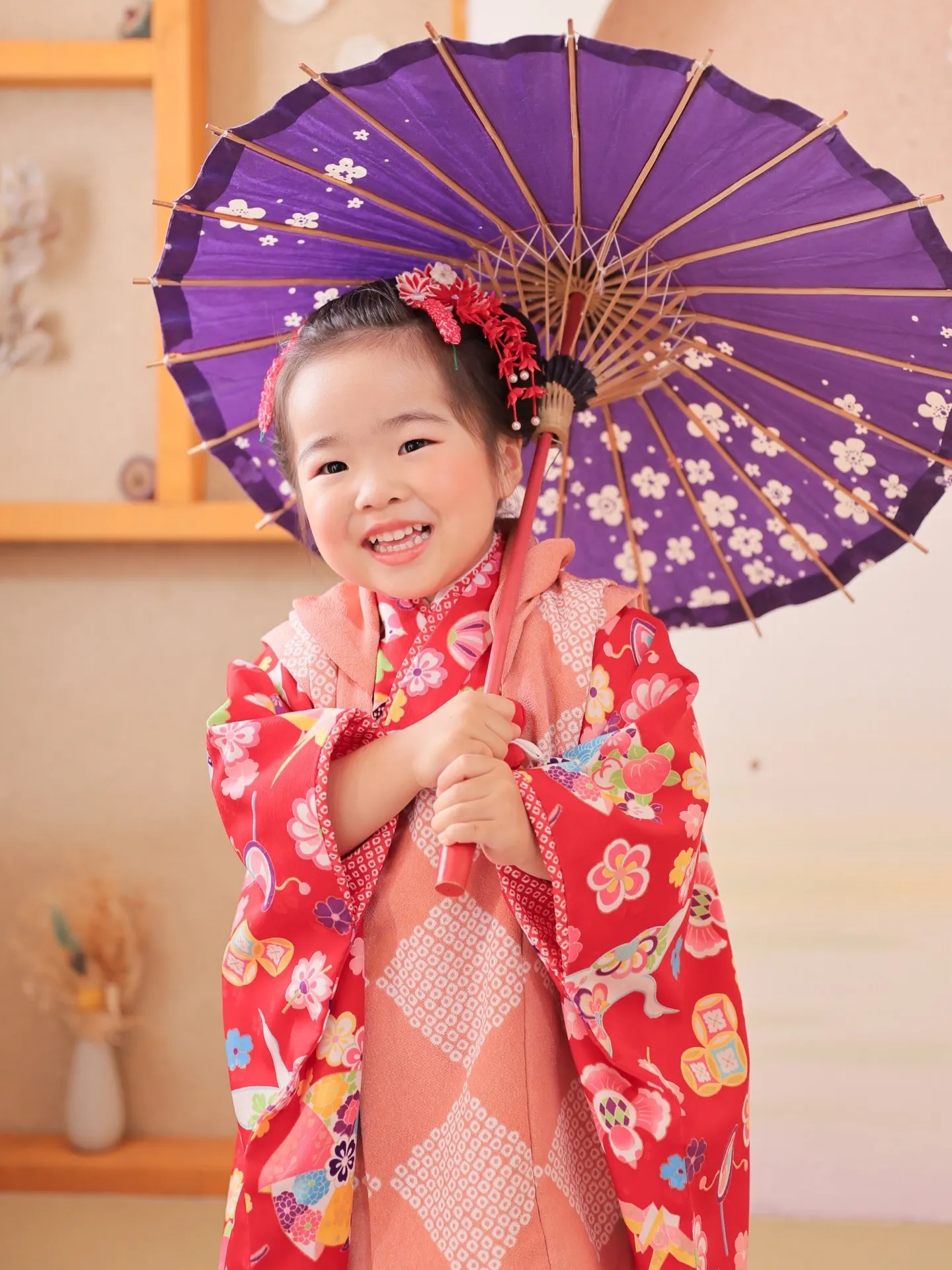 【 👘お着物×森背景🌳 】