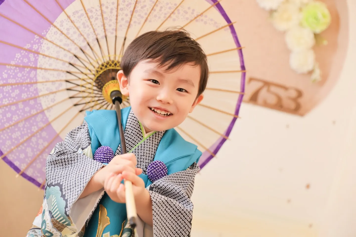 { 七五三 洋風アレンジ✨️}