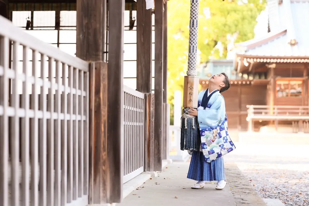 神社とスタジオ、2つの七五三撮影