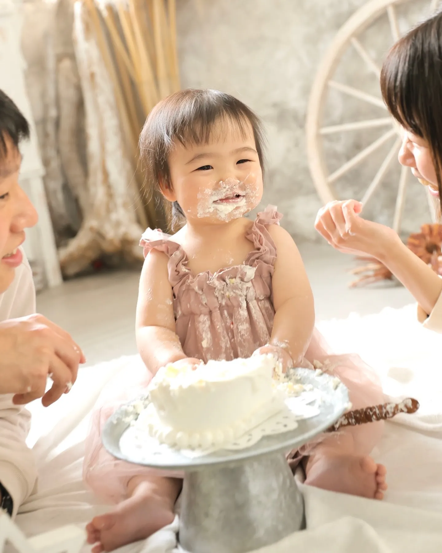 豪快なスマッシュケーキ撮影💥🎂