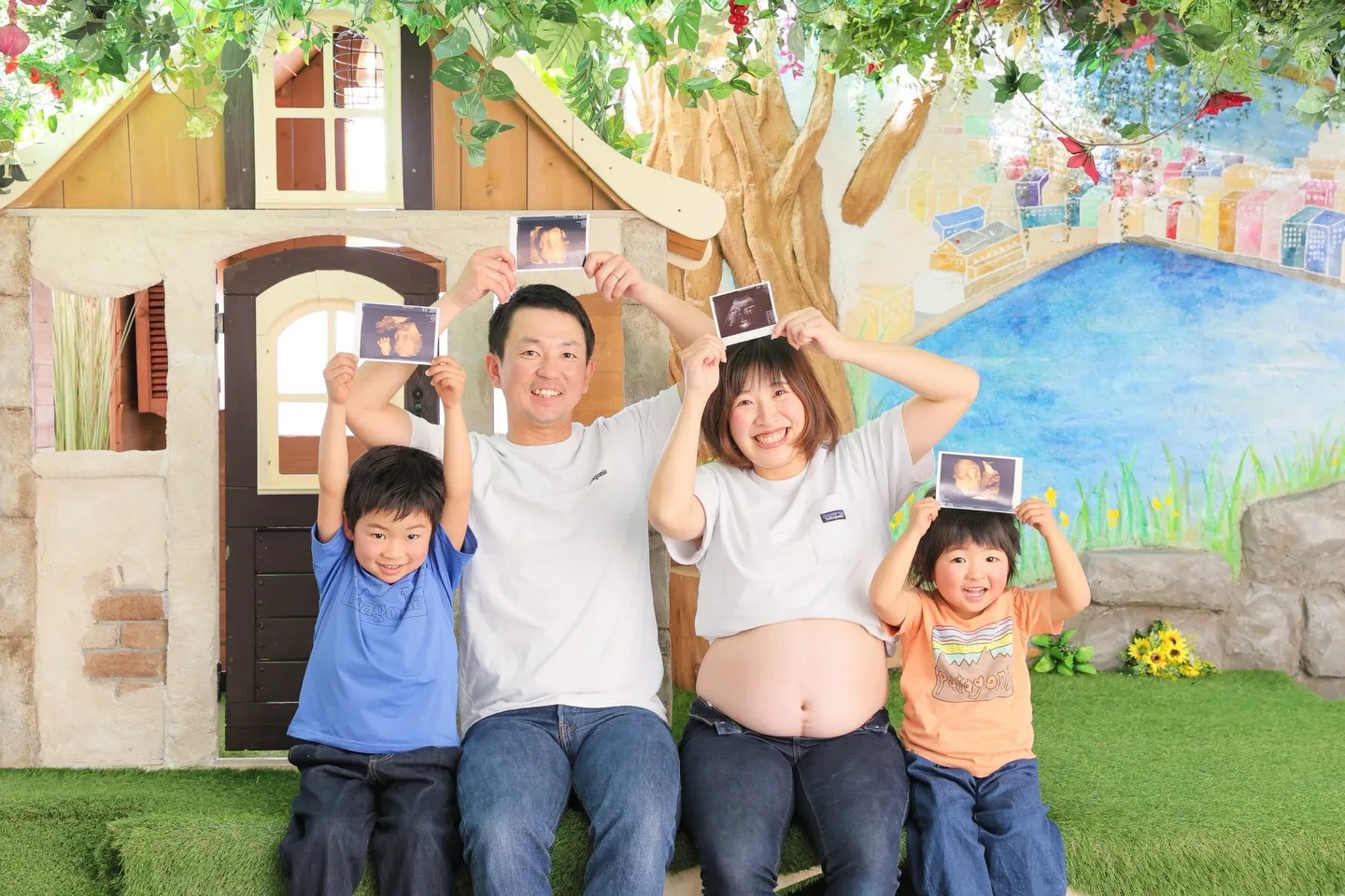 家族みんなでマタニティ撮影✨️📸