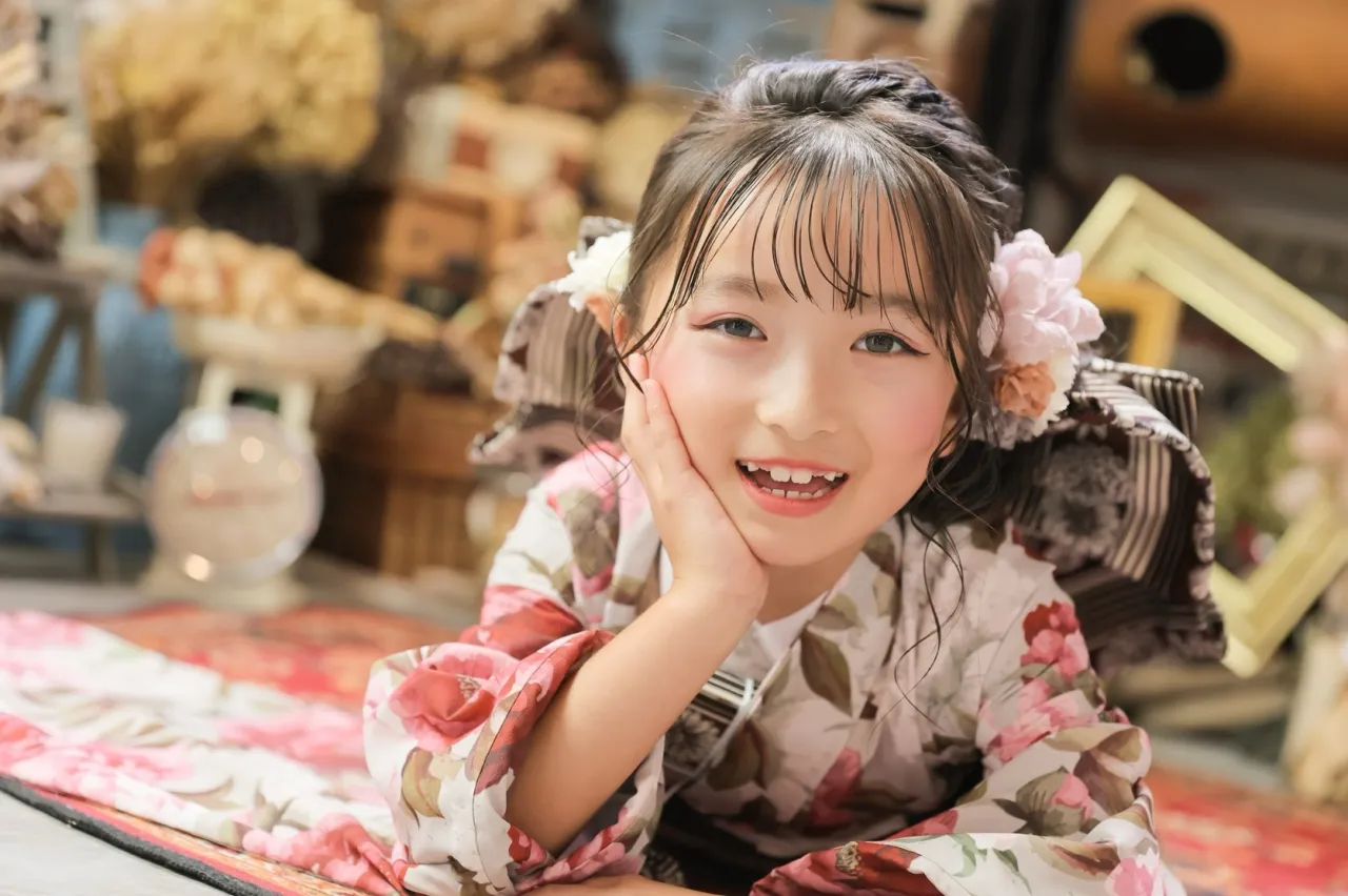 7歳の晴れ姿を、ちょっぴり大人っぽく❀.*･ﾟ