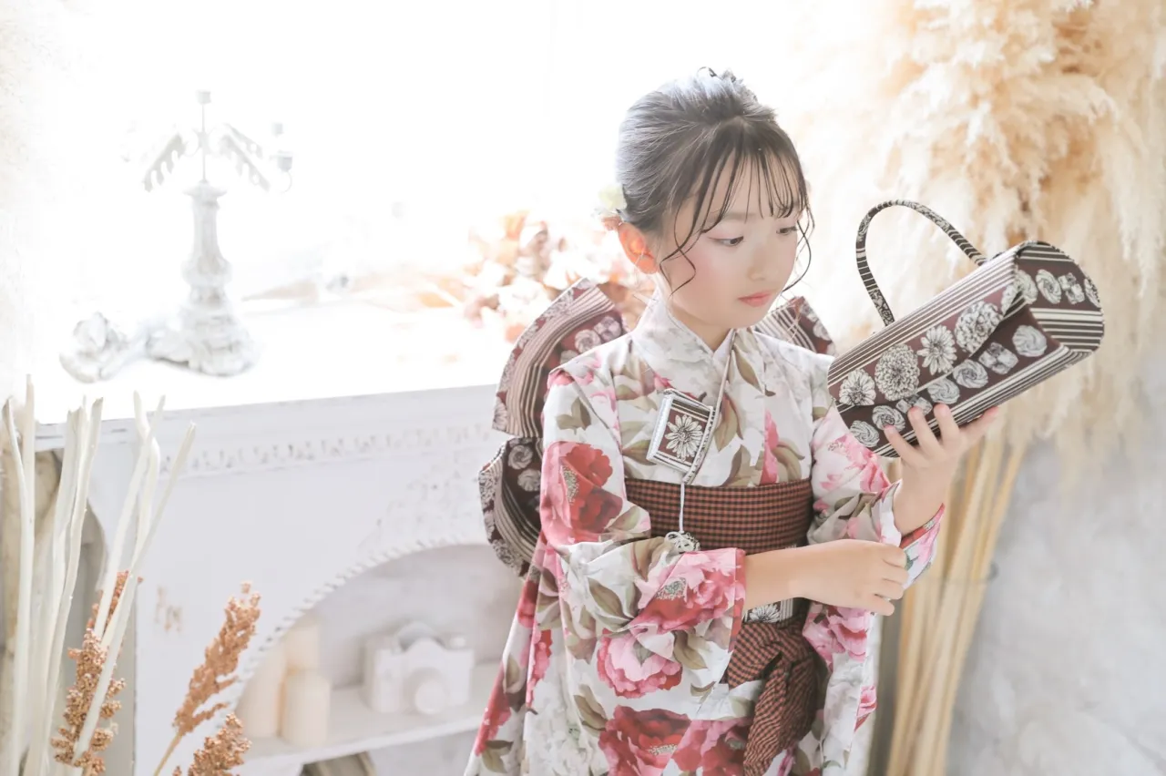 7歳の晴れ姿を、ちょっぴり大人っぽく❀.*･ﾟ